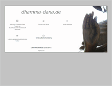 Tablet Screenshot of dhamma-dana.de